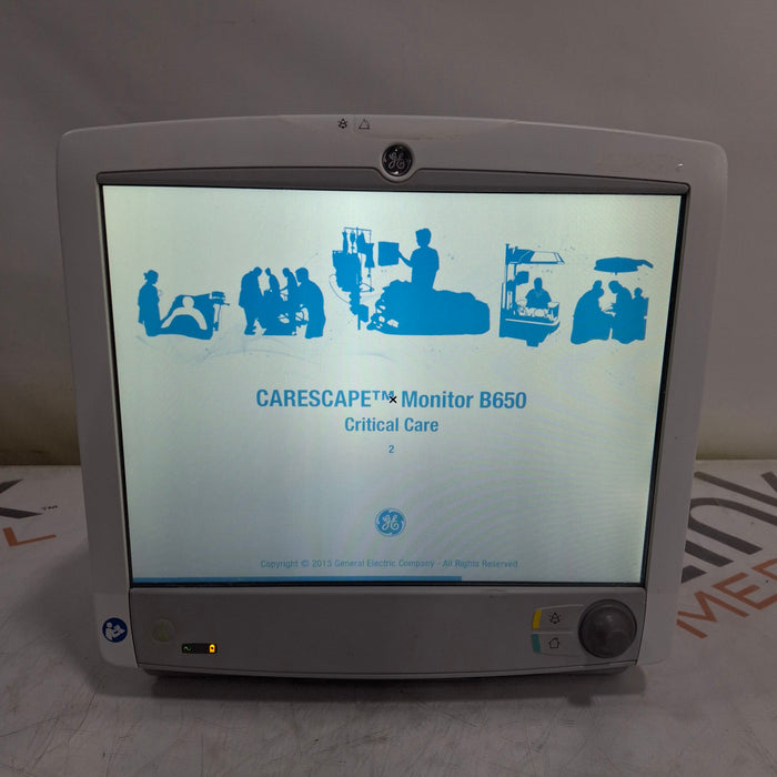 GE Healthcare GE Healthcare Carescape B650 Critical Care Patient Monitor Patient Monitors reLink Medical