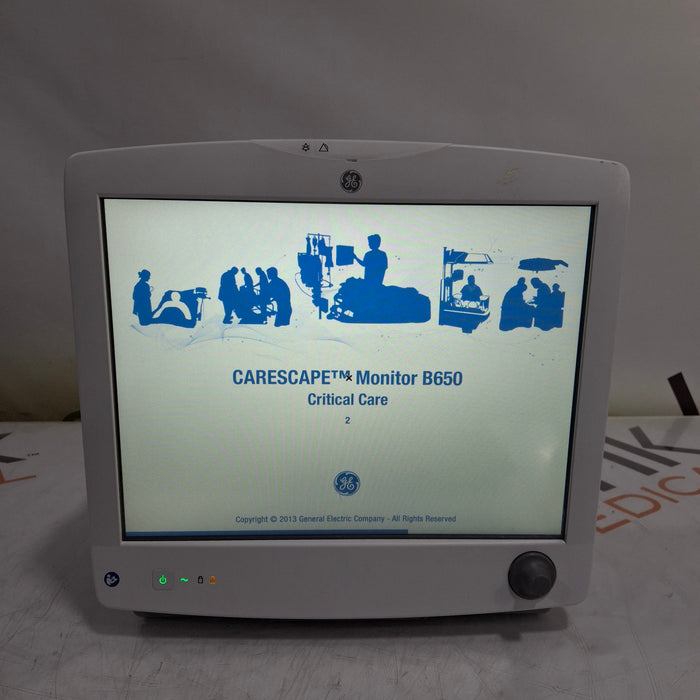 GE Healthcare GE Healthcare Carescape B650 Critical Care Patient Monitor Patient Monitors reLink Medical