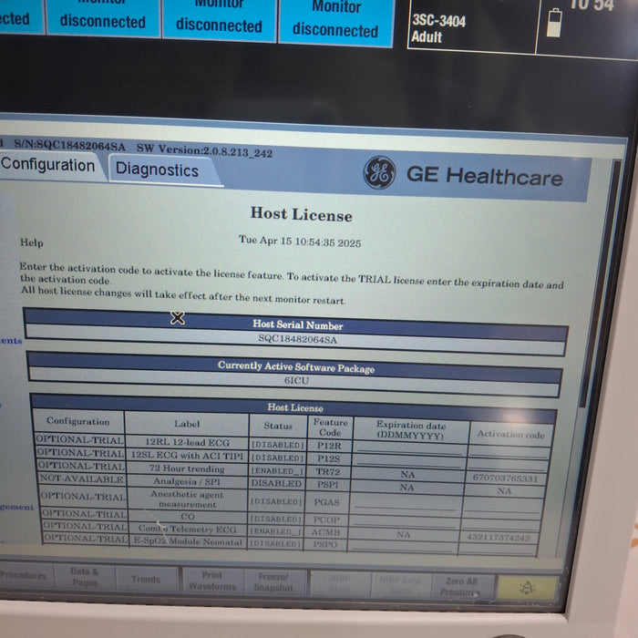 GE Healthcare GE Healthcare Carescape B650 Critical Care Patient Monitor Patient Monitors reLink Medical