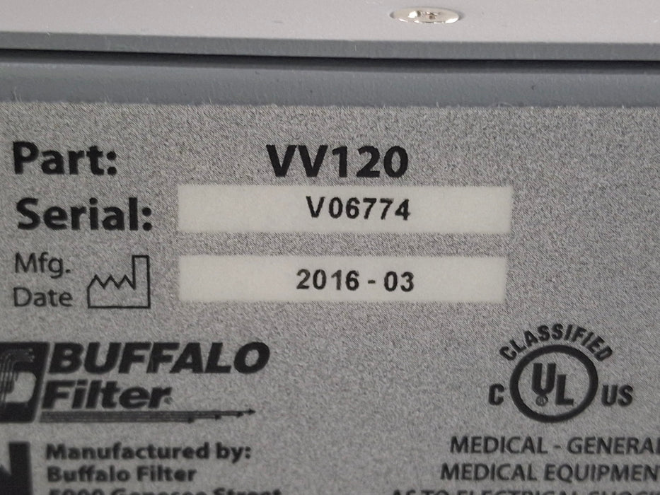 Buffalo Filter Buffalo Filter ViroVac Smoke Evacuation System Surgical Equipment reLink Medical