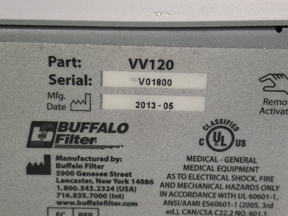 Buffalo Filter Buffalo Filter ViroVac Smoke Evacuation System Surgical Equipment reLink Medical