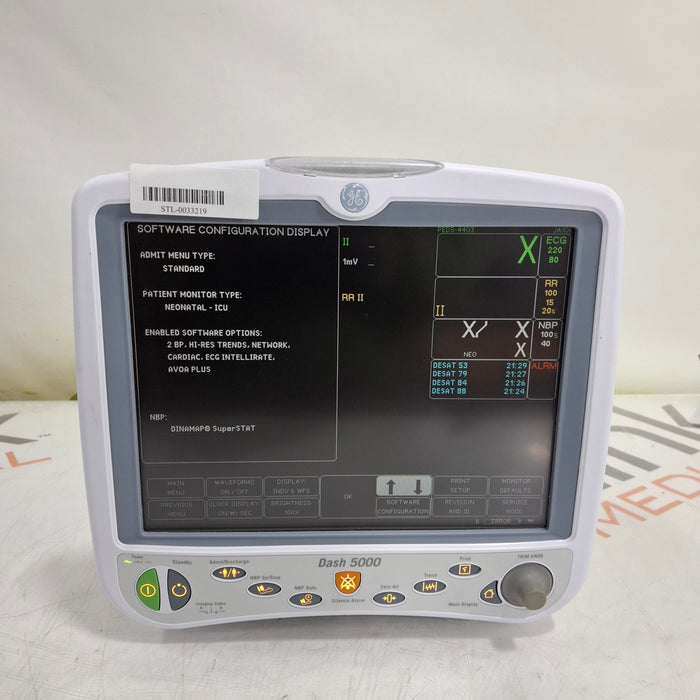GE Healthcare GE Healthcare Dash 5000 - Masimo SpO2 Patient Monitor Patient Monitors reLink Medical