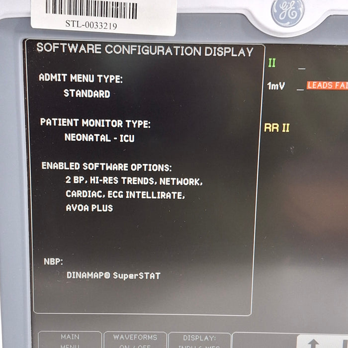 GE Healthcare GE Healthcare Dash 5000 - Masimo SpO2 Patient Monitor Patient Monitors reLink Medical