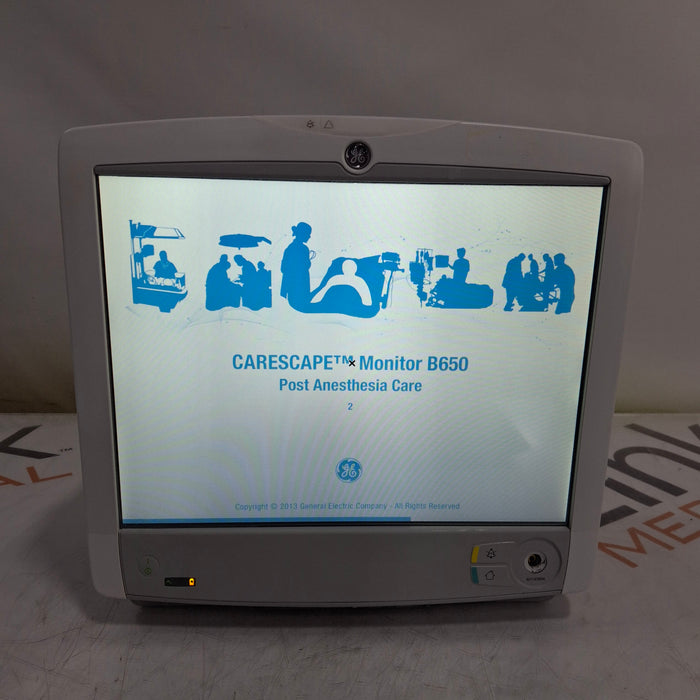GE Healthcare GE Healthcare Carescape B650 Post Anesthesia Care Patient Monitor Patient Monitors reLink Medical