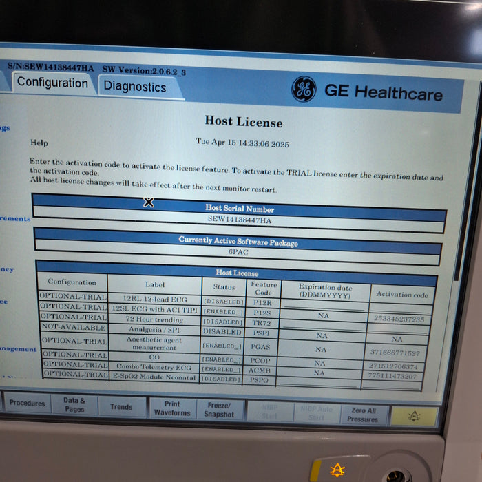 GE Healthcare GE Healthcare Carescape B650 Post Anesthesia Care Patient Monitor Patient Monitors reLink Medical