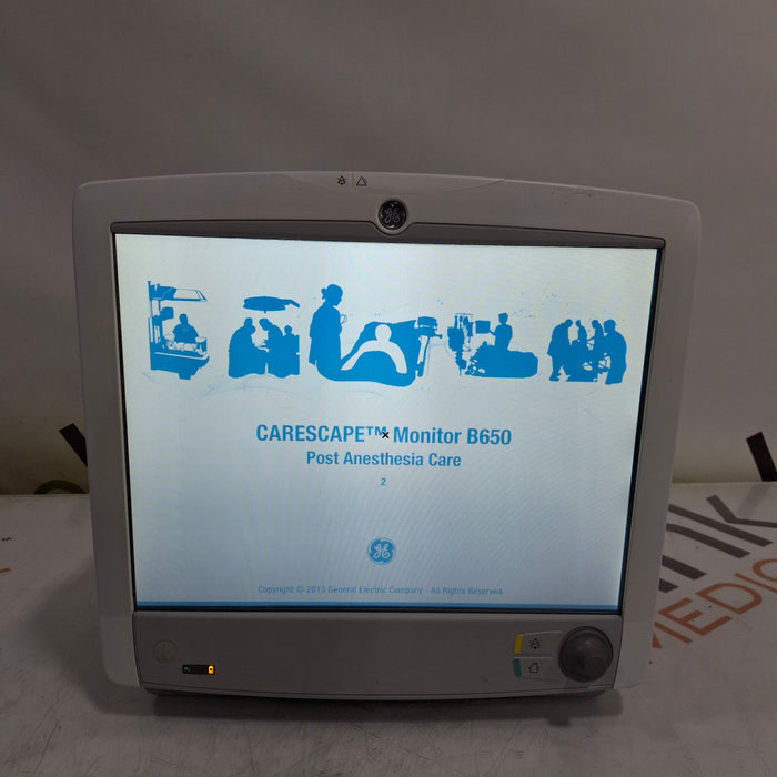 GE Healthcare GE Healthcare Carescape B650 Post Anesthesia Care Patient Monitor Patient Monitors reLink Medical