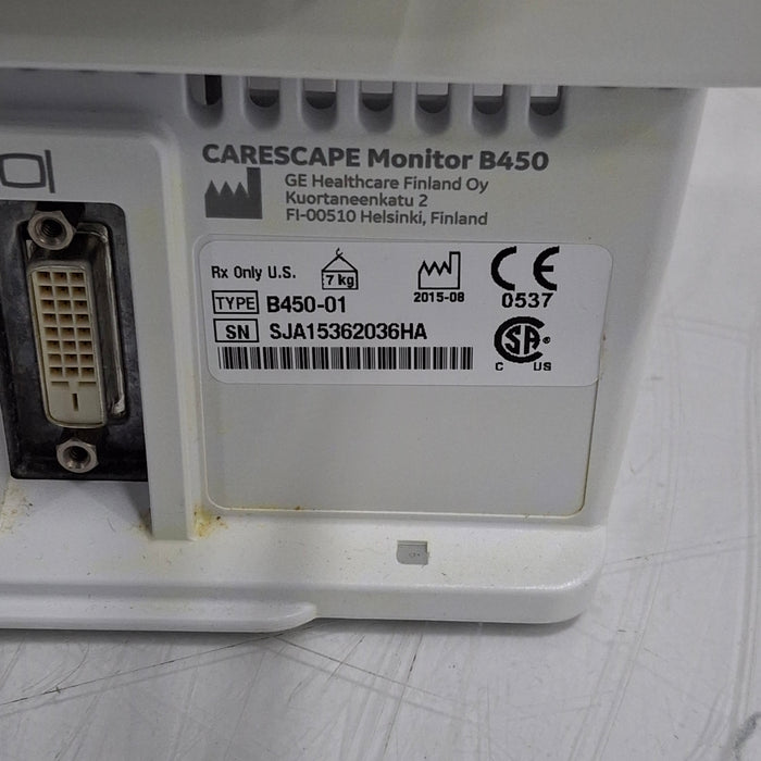 GE Healthcare GE Healthcare Carescape B450 Critical Care Patient Monitor Patient Monitors reLink Medical