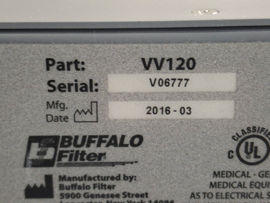 Buffalo Filter Buffalo Filter ViroVac Smoke Evacuation System Surgical Equipment reLink Medical