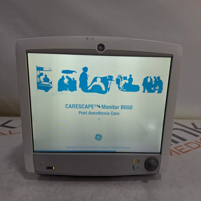 GE Healthcare GE Healthcare Carescape B650 Post Anesthesia Care Patient Monitor Patient Monitors reLink Medical