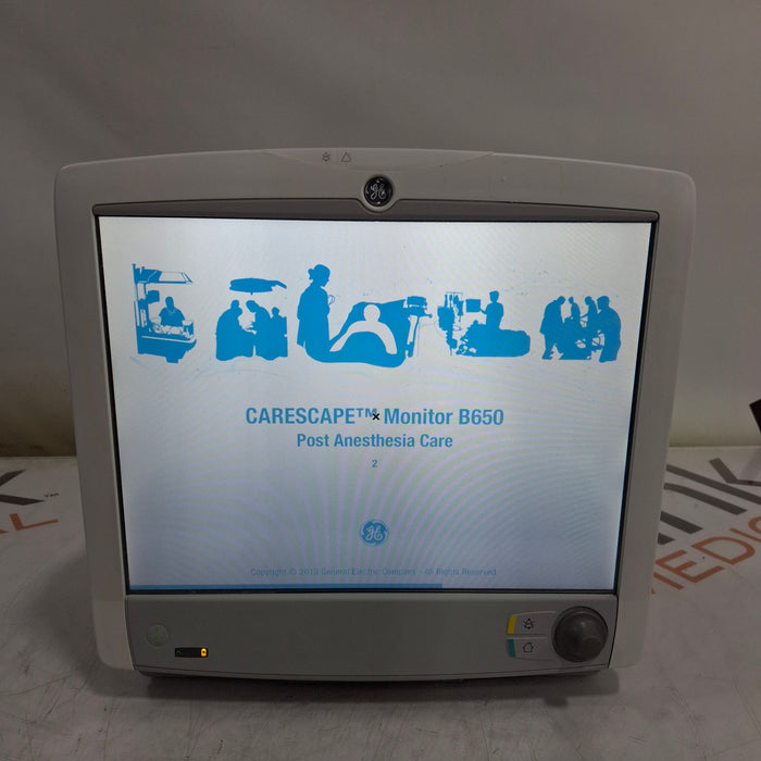 GE Healthcare GE Healthcare Carescape B650 Post Anesthesia Care Patient Monitor Patient Monitors reLink Medical