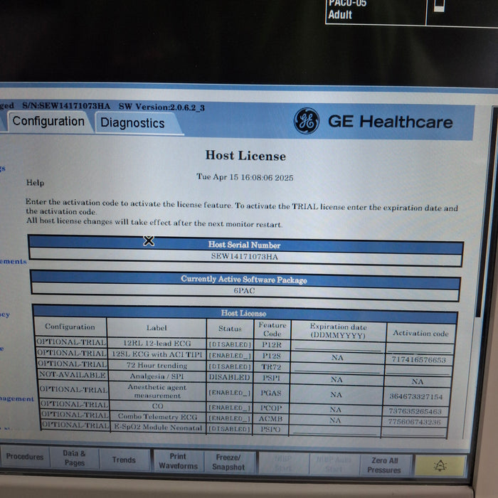 GE Healthcare GE Healthcare Carescape B650 Post Anesthesia Care Patient Monitor Patient Monitors reLink Medical