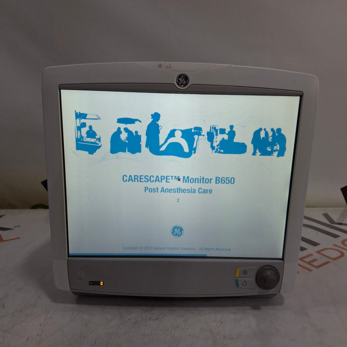 GE Healthcare GE Healthcare Carescape B650 Post Anesthesia Care Patient Monitor Patient Monitors reLink Medical