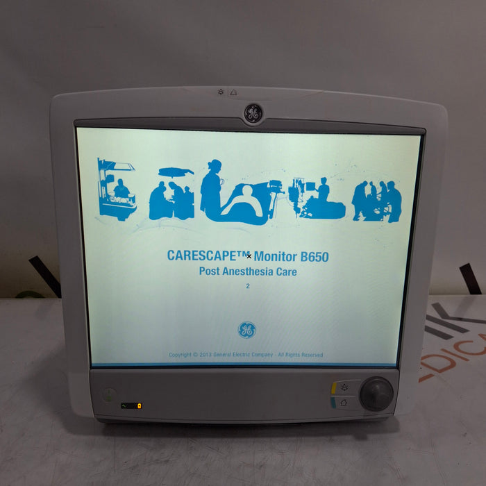 GE Healthcare GE Healthcare Carescape B650 Post Anesthesia Care Patient Monitor Patient Monitors reLink Medical