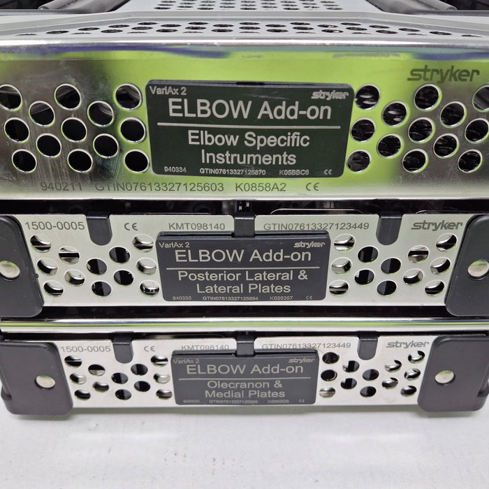 Stryker Stryker VariAx 2 Elbow Add-on Specific Instruments Set Surgical Sets reLink Medical