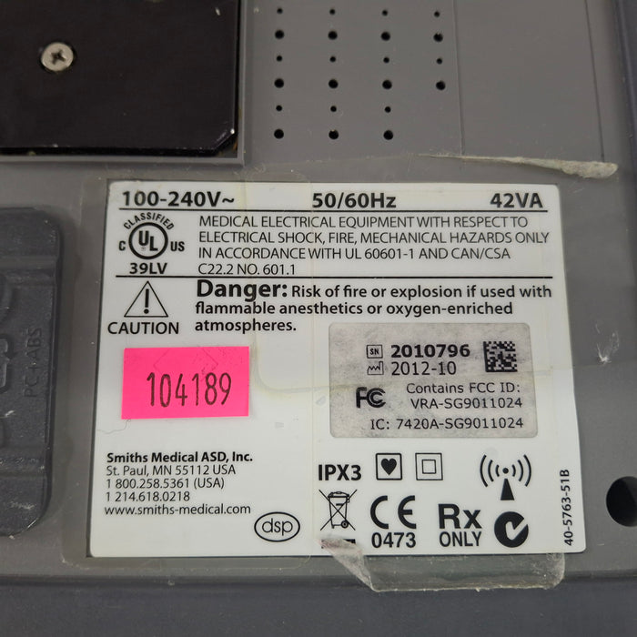 Smiths Medical Smiths Medical Medfusion 4000 Syringe Infusion Pump Infusion Pump reLink Medical