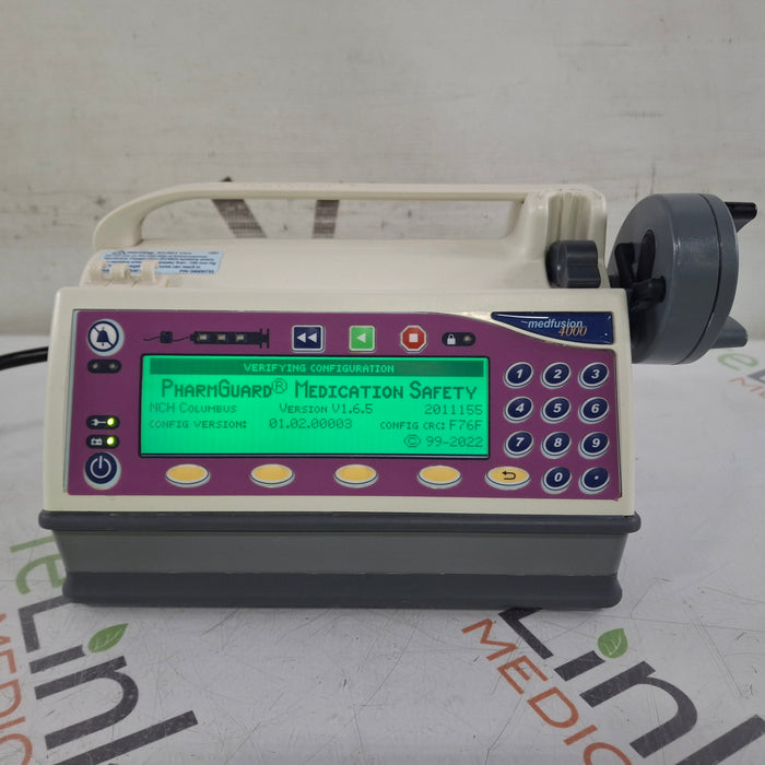 Smiths Medical Medfusion 4000 Syringe Infusion Pump