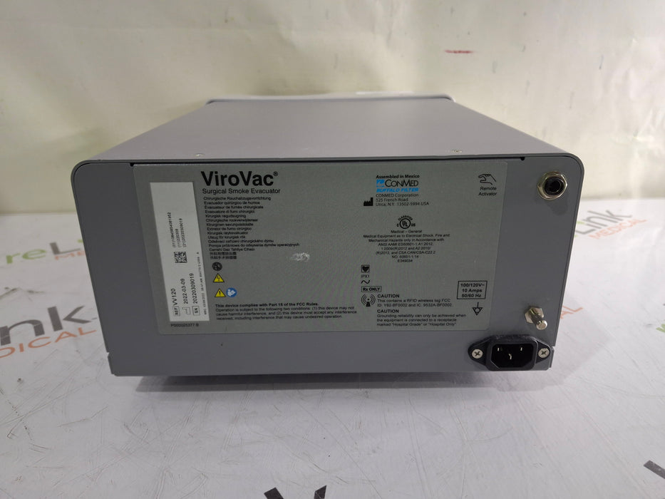 Buffalo Filter ViroVac Smoke Evacuation System