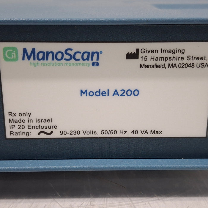 Given Imaging Inc Given Imaging Inc ManoScan A200 Console Surgical Equipment reLink Medical