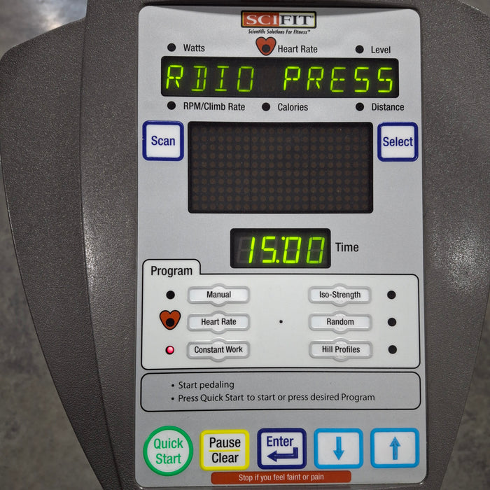 SciFit SciFit ISO 1000 Upright Exercise Bike Fitness and Rehab Equipment reLink Medical