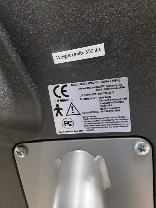 SciFit SciFit ISO 1000 Upright Exercise Bike Fitness and Rehab Equipment reLink Medical