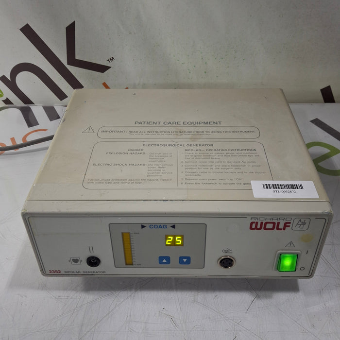 Richard Wolf Richard Wolf 2352 Bipolar Generator Electrosurgical Units reLink Medical