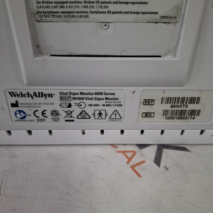 Welch Allyn Connex 6800 - Nellcor SpO2, SureTemp Vital Signs Monitor