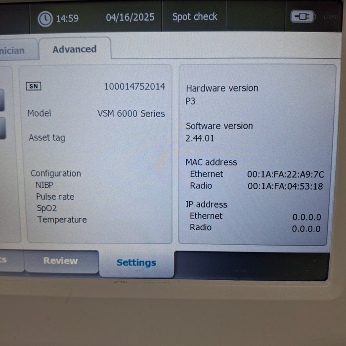 Welch Allyn Welch Allyn Connex 6800 - Nellcor SpO2, SureTemp Vital Signs Monitor Patient Monitors reLink Medical