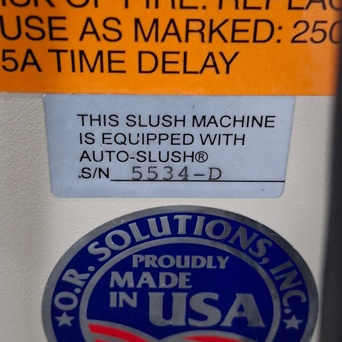 OR Solutions OR Solutions Hush Slush ORS-1075HS-D System Surgical Equipment reLink Medical