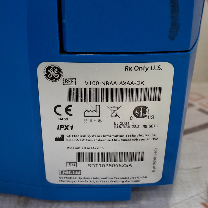 GE Healthcare GE Healthcare Dinamap V100 - NIBP, SpO2, Temp Vital Signs Monitor Patient Monitors reLink Medical