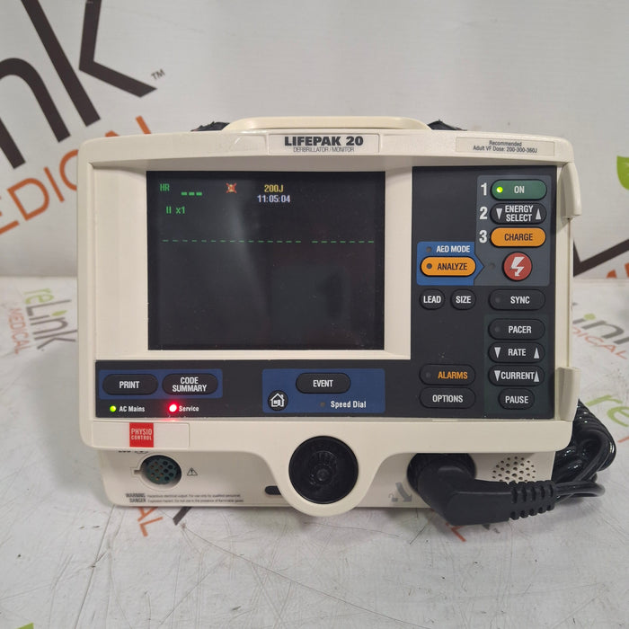 Physio-Control Physio-Control LifePak 20 Defib Defibrillators reLink Medical