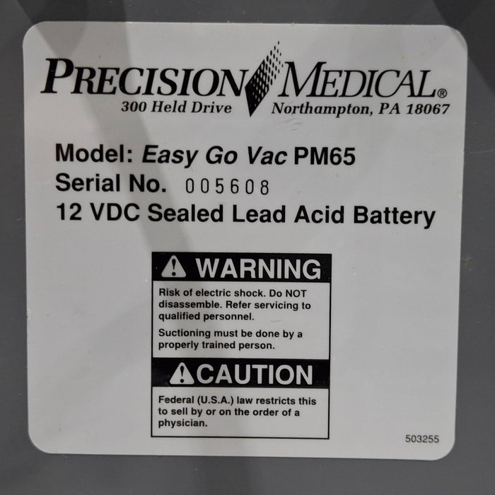 Precision Medical Precision Medical EasyGo Vac Aspirator Research Lab reLink Medical