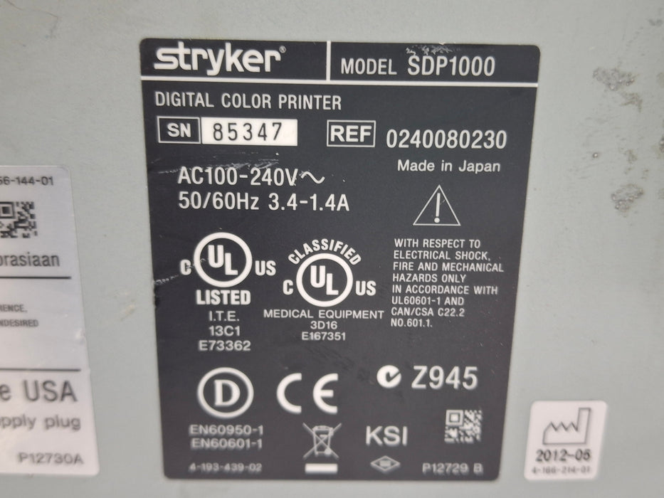 Stryker SDP1000 Digital Color Printer