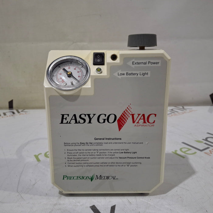 Precision Medical Easy Go Vac PM65 Aspirator