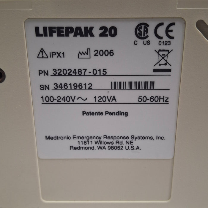 Physio-Control Physio-Control LifePak 20 Defib Defibrillators reLink Medical