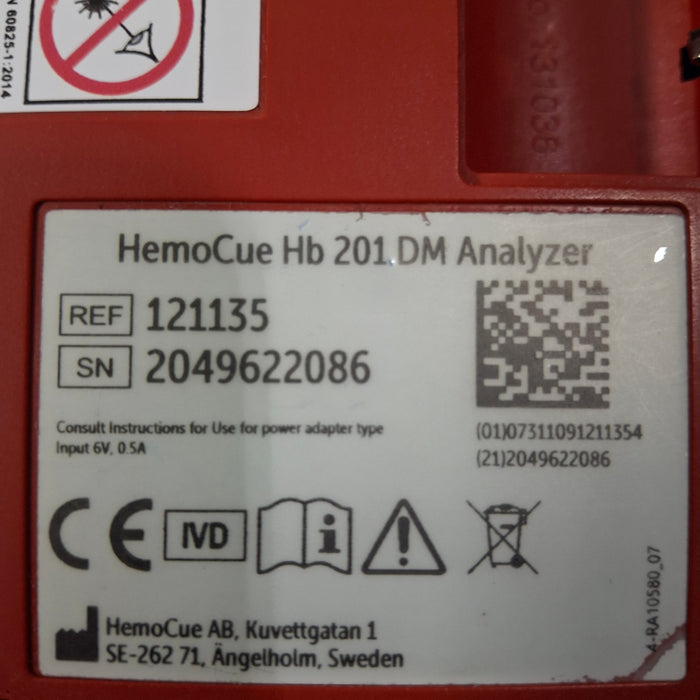 HemoCue HemoCue Hb 201 DM Hemoglobin System Analyzer Clinical Lab reLink Medical