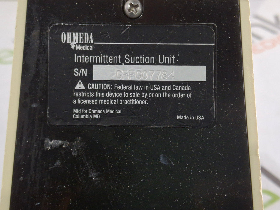 Ohmeda Medical Ohmeda Medical 200 Intermittent Suction Unit Respiratory reLink Medical