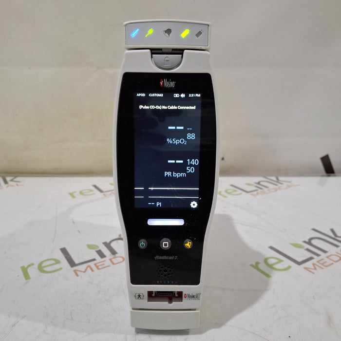 Masimo Masimo Radical 7 Pulse Oximeter w/ Base Patient Monitors reLink Medical