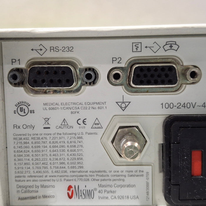 Masimo Masimo Radical 7 Pulse Oximeter w/ Base Patient Monitors reLink Medical