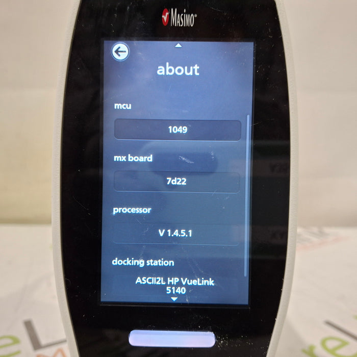 Masimo Masimo Radical 7 Pulse Oximeter w/ Base Patient Monitors reLink Medical