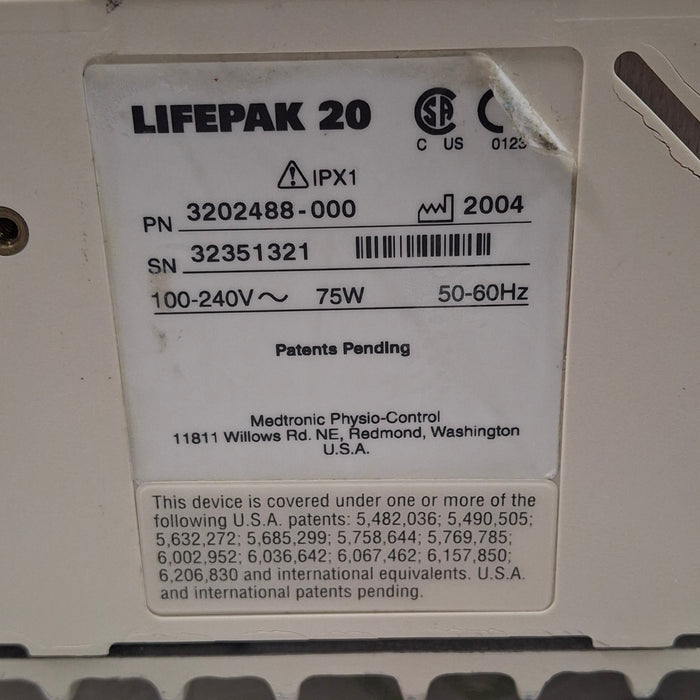 Physio-Control Physio-Control LifePak 20 Defib Defibrillators reLink Medical