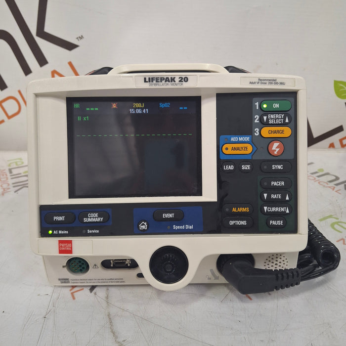 Physio-Control Physio-Control LifePak 20 Defib Defibrillators reLink Medical