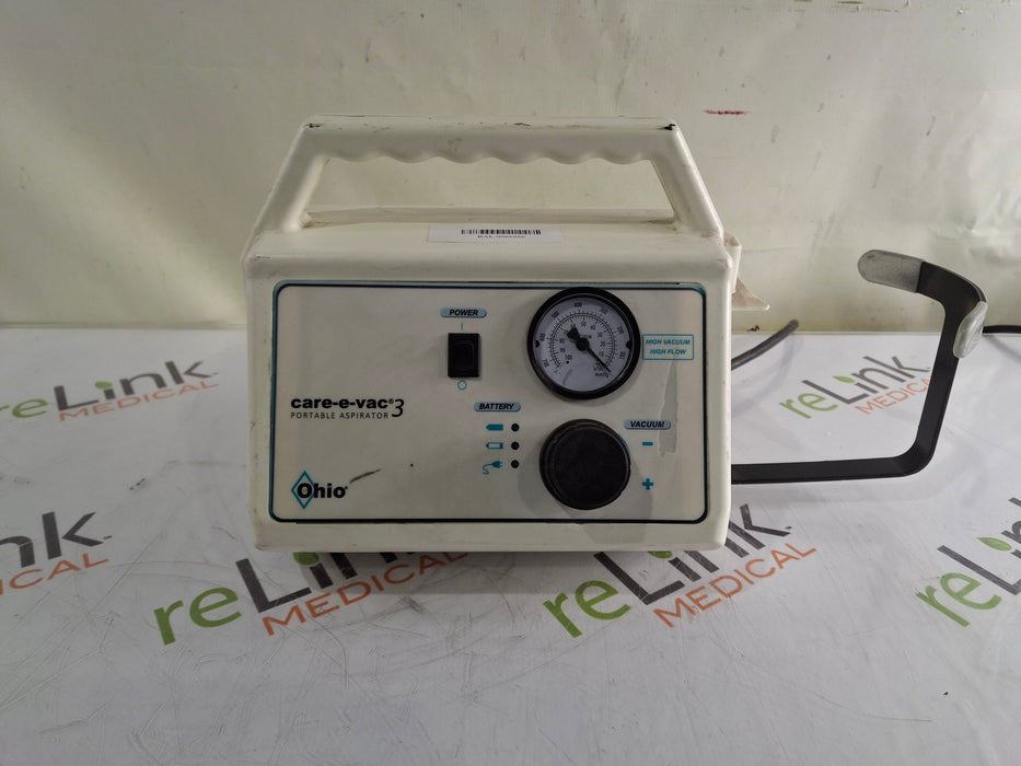 Ohio Medical Corporation Ohio Medical Corporation Care-E-Vac 3 Portable Suction System Surgical Equipment reLink Medical