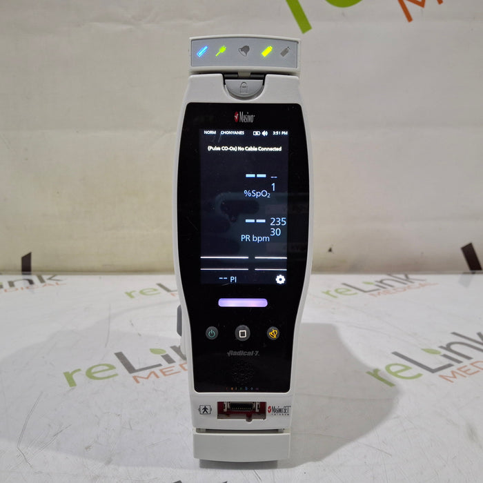 Masimo Masimo Radical 7 Pulse Oximeter w/ Base Patient Monitors reLink Medical