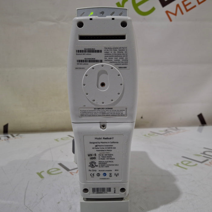Masimo Masimo Radical 7 Pulse Oximeter w/ Base Patient Monitors reLink Medical