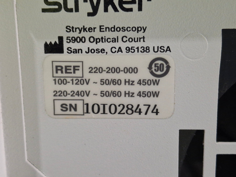 Stryker Stryker X8000 Light Source Rigid Endoscopy reLink Medical