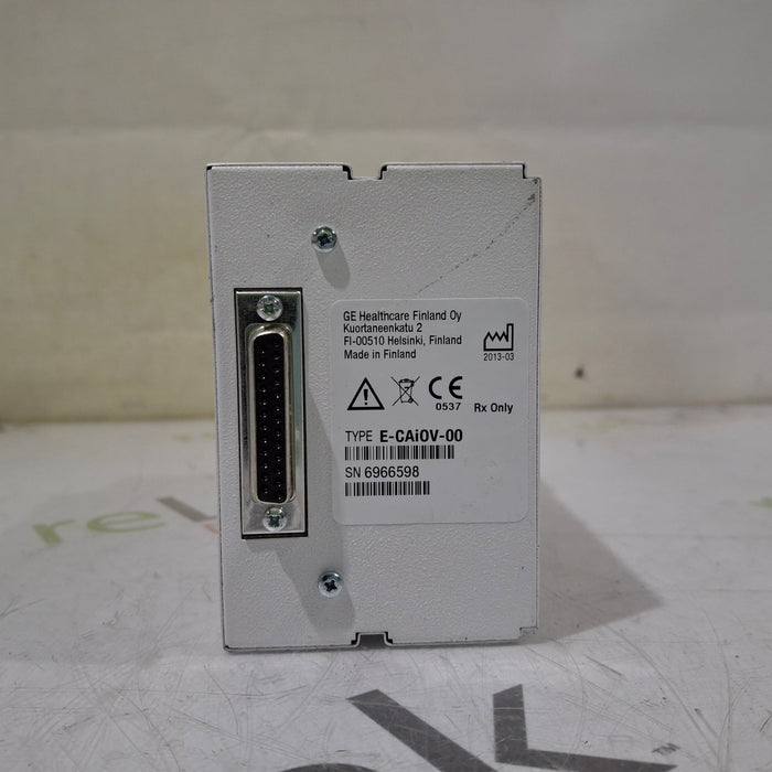 GE Healthcare GE Healthcare E-CAiOV Gas Module Patient Monitors reLink Medical