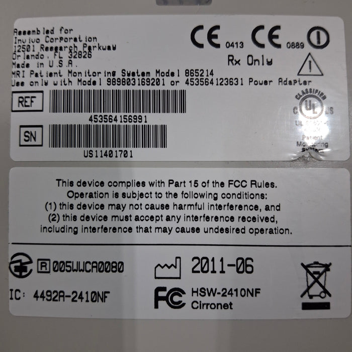 Philips Philips Invivo Expression MRI Compatible Patient Monitor Patient Monitors reLink Medical