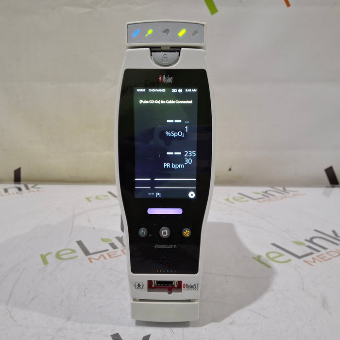 Masimo Masimo Radical 7 Pulse Oximeter w/ Base Patient Monitors reLink Medical