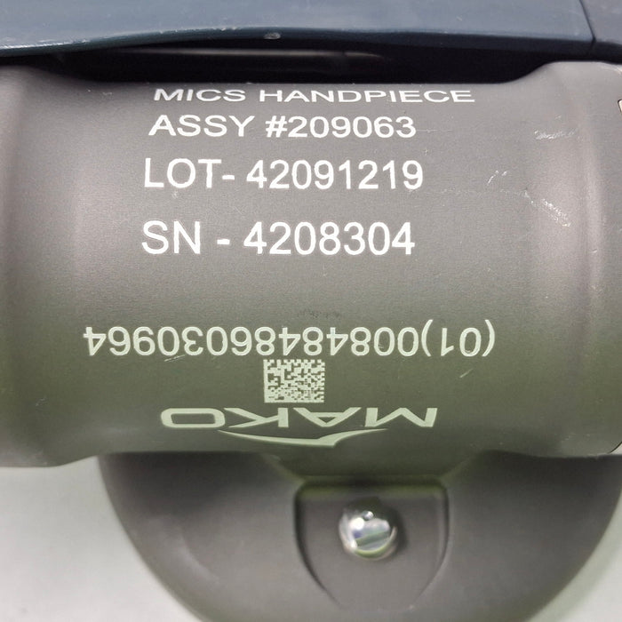 Stryker Stryker Mako 209063 Mics Handpiece Drill Attachment Surgical Power Instruments reLink Medical