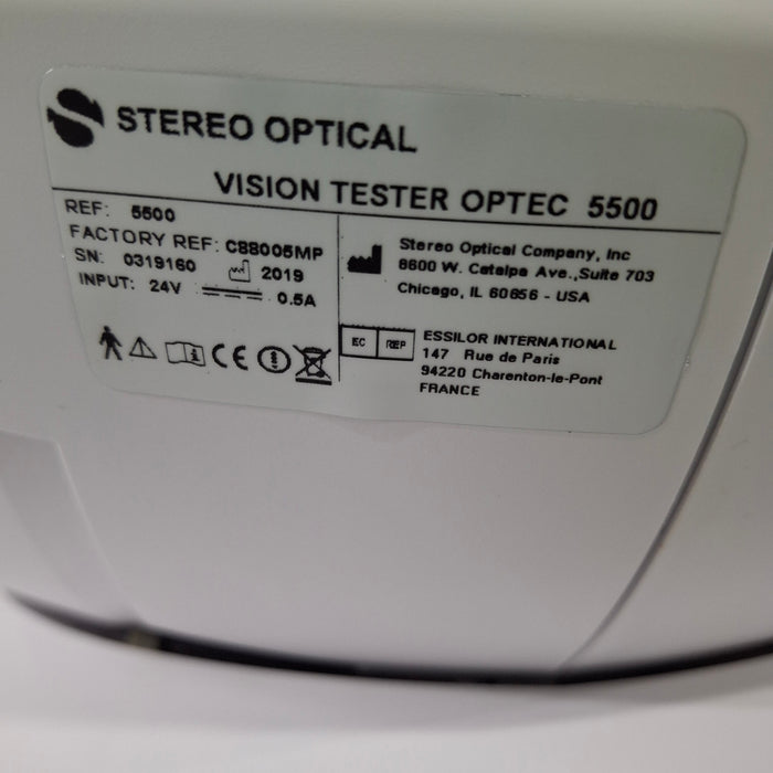 Stereo Optical Stereo Optical Optec 5500 Vision Tester Test Equipment reLink Medical
